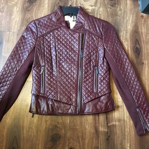 Woman’s Michael Kors Leather Jacket Up For Sales
